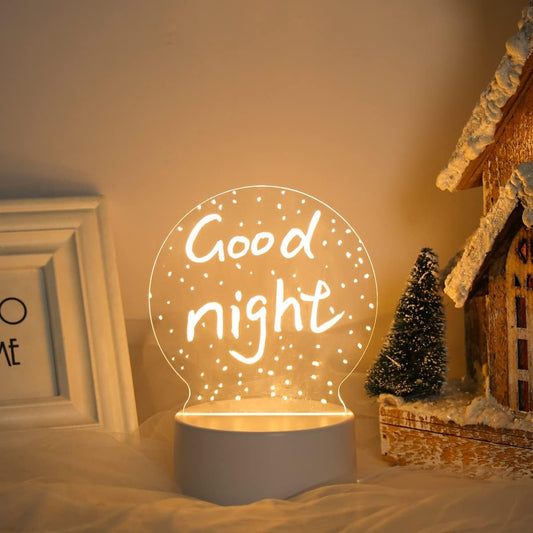 LED Glow Drawing D Shape Board for Kids!
